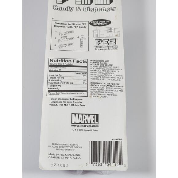 Marvel THOR Superhero (2013 Retired) PEZ Dispenser & Candy Factory Sealed - Picture 4 of 6